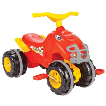 ATV cu pedale Pilsan Cenk rosu - gri
