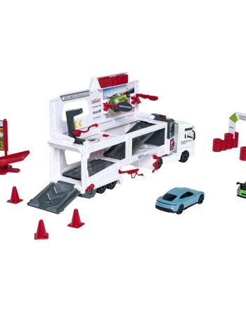 Camion Majorette MAN Tgx Porsche Experience cu 2 masinute