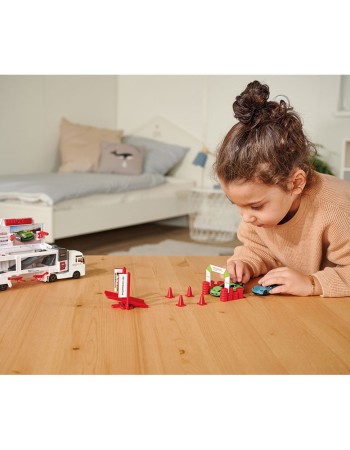 Camion Majorette MAN Tgx Porsche Experience cu 2 masinute
