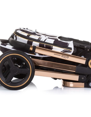 Carucior Chipolino Elite 3 in 1 black white
