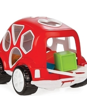 Jucarie cu sortator Pilsan Car rosie