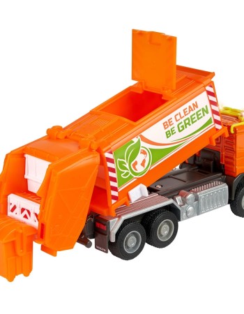 Masina de gunoi Majorette Volvo Garbge Collector cu tomberon