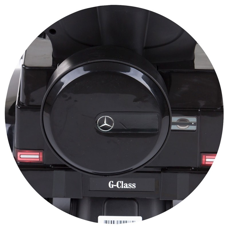 Masinuta de impins Chipolino Mercedes G350 alb cu maner si copertina