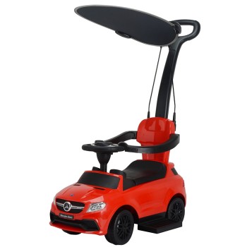 Masinuta de impins cu maner si copertina Chipolino Mercedes AMG GLE 63 rosie