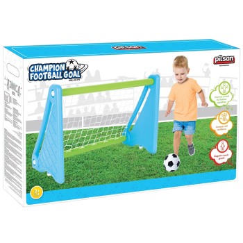 Poarta de fotbal pentru copii Pilsan Champion Football Goal albastra