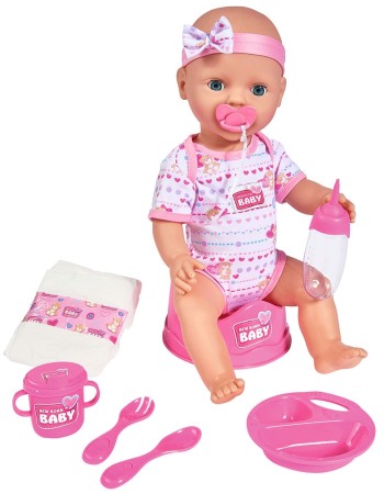 Papusa Simba New Born Baby, Baby Doll 43 cm cu accesorii