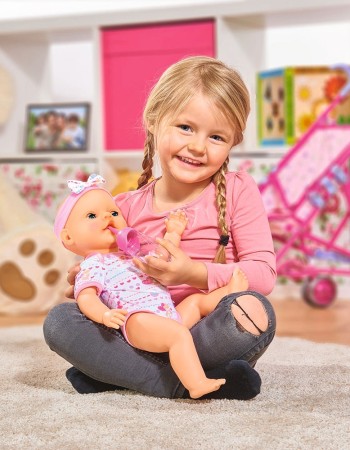 Papusa Simba New Born Baby, Baby Doll 43 cm cu accesorii