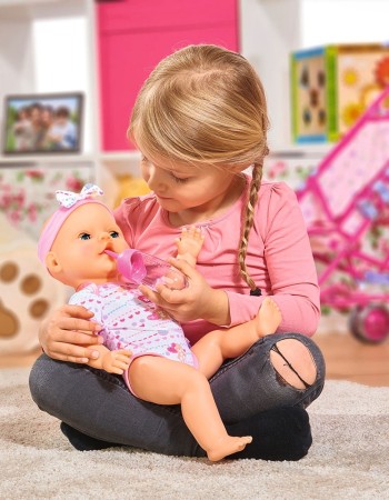 Papusa Simba New Born Baby, Baby Doll 43 cm cu accesorii