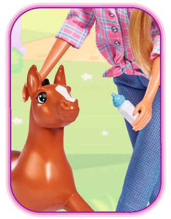 Papusa Simba Steffi Love Little Horse 29 cm cu figurina si accesorii