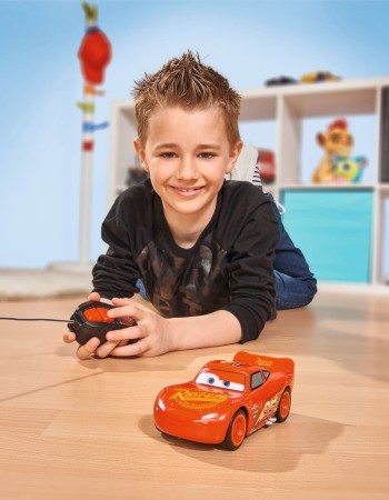 Masina cu Telecomanda Dickie Toys Cars 3 Single-Drive Lightning McQueen