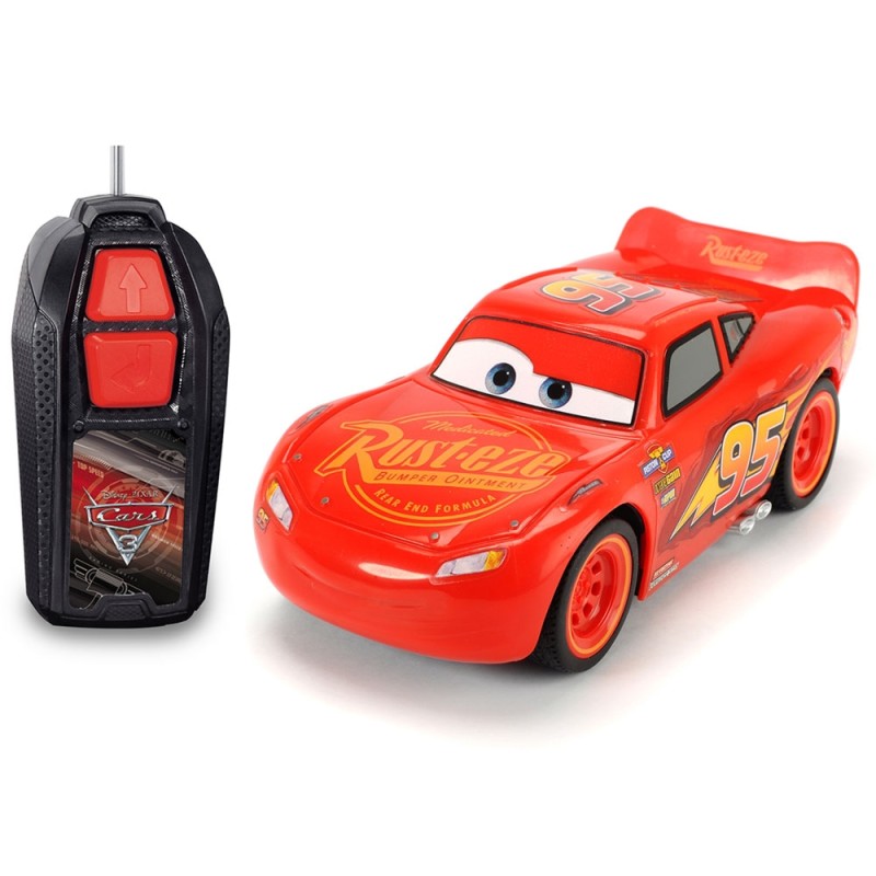 Masina cu Telecomanda Dickie Toys Cars 3 Single-Drive Lightning McQueen
