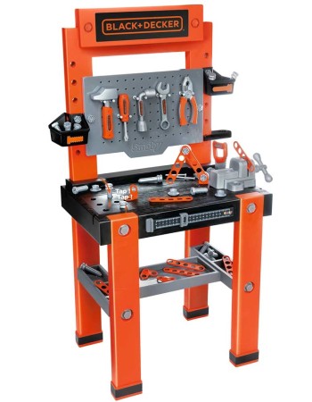 Atelier Smoby Black & Decker Bricolo One cu accesorii