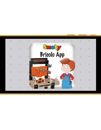 Atelier Smoby Black & Decker Bricolo One cu accesorii