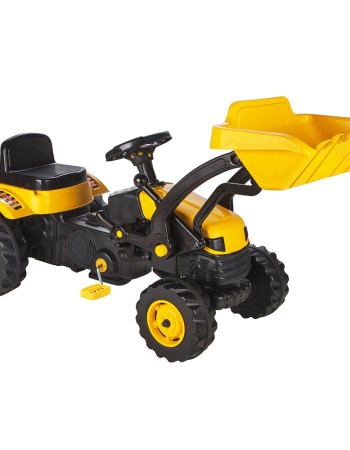 Tractor cu pedale + cupa Pilsan Active with Loader 07-315 – Verde si galben, de la 3 ani