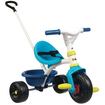 Tricicleta Smoby Be Fun Blue – Evolutiva 3-in-1, de la 15 luni