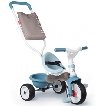 Tricicleta Smoby Be Move Comfort Blue – Model premium, de la 10 luni