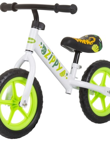 Bicicleta fara pedale Chipolino Zippy Verde – Primii pasi catre echilibru si independenta!