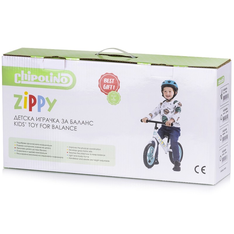 Bicicleta fara pedale Chipolino Zippy Rosie – Echilibru si distractie pentru micutul tau!