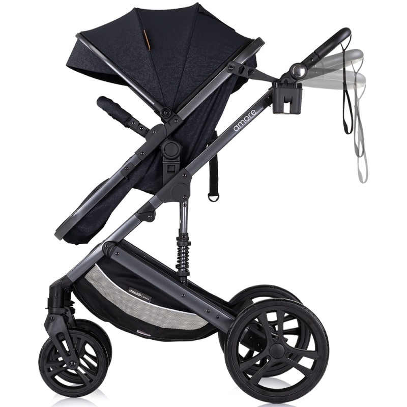 Carucior Chipolino Amore 3 in 1 blackberry – Sistem complet de calatorie de la nastere pana la 22 kg!