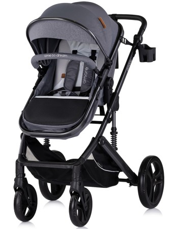 Carucior Chipolino Amore 3 in 1 cloud grey – Sistem complet de calatorie de la nastere pana la 22 kg!