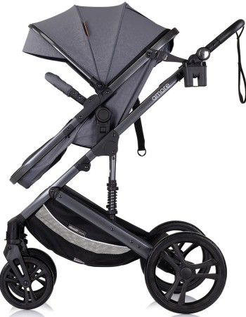 Carucior Chipolino Amore 3 in 1 cloud grey – Sistem complet de calatorie de la nastere pana la 22 kg!