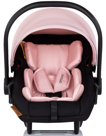 Carucior Chipolino Amore 3 in 1 pink marshmallow – Sistem complet de calatorie de la nastere pana la 22 kg!