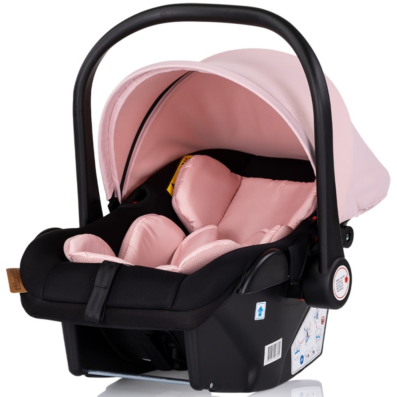 Carucior Chipolino Amore 3 in 1 pink marshmallow – Sistem complet de calatorie de la nastere pana la 22 kg!