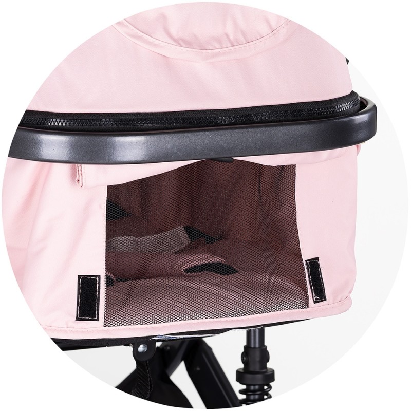 Carucior Chipolino Amore 3 in 1 pink marshmallow – Sistem complet de calatorie de la nastere pana la 22 kg!
