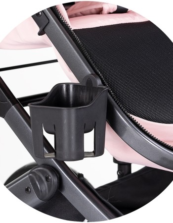 Carucior Chipolino Amore 3 in 1 pink marshmallow – Sistem complet de calatorie de la nastere pana la 22 kg!