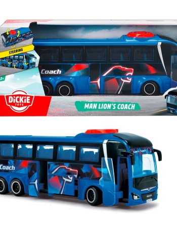 Autobuz Dickie Toys MAN Lion's Coach 26,5 cm albastru