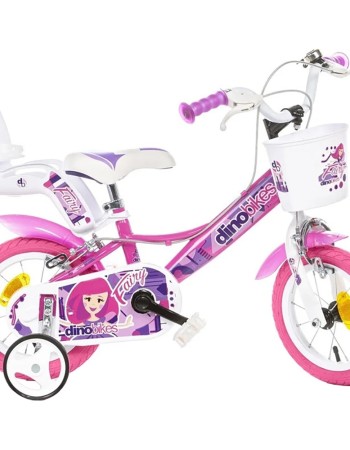 Bicicleta copii Dino Bikes 12' Fairy roz