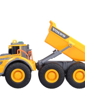 Camion basculant Dickie Toys Volvo Articulated Hauler 23 cm cu lumini si sunete