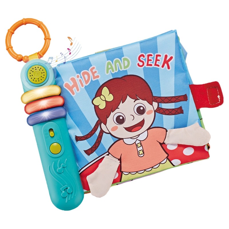 Carte senzoriala pentru copii Chipolino cu lumini si melodii – Distractie si invatare interactiva!