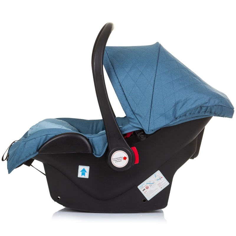 Carucior Chipolino Harmony 3 in 1 albastru (blue)