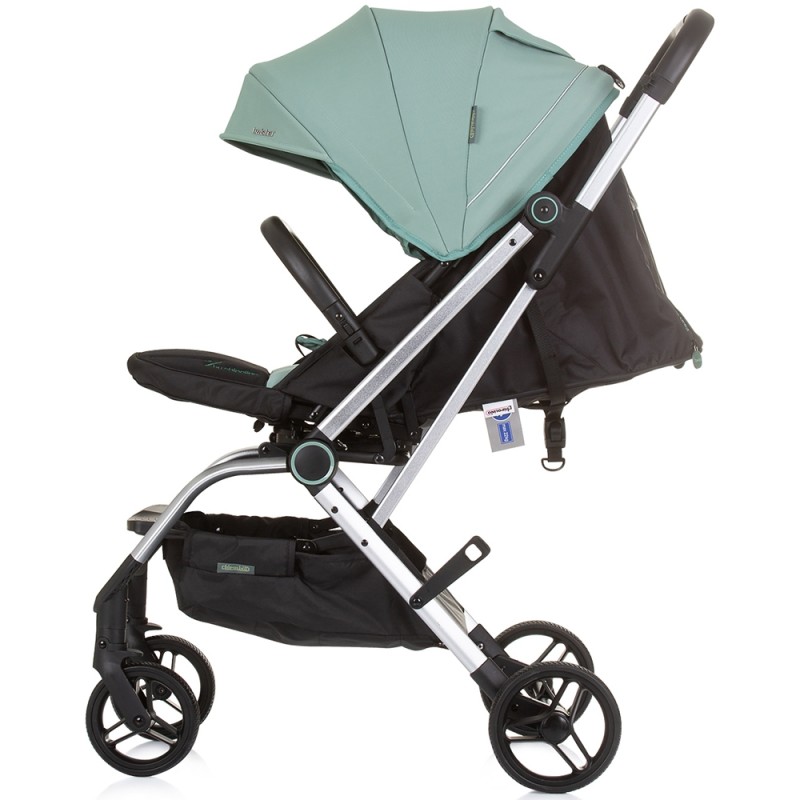 Carucior Chipolino Twister pastel green (verde) cu sezut rotativ