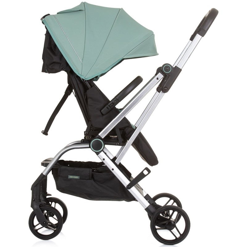 Carucior Chipolino Twister pastel green (verde) cu sezut rotativ