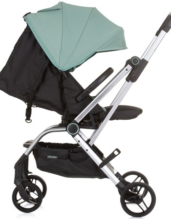 Carucior Chipolino Twister pastel green (verde) cu sezut rotativ