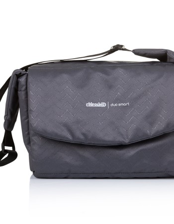 Carucior gemeni Chipolino Duo Smart 2 in 1 silver grey