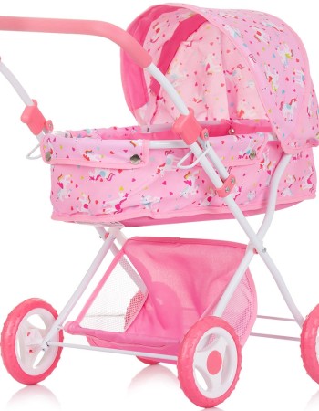 Carucior pentru papusi Chipolino Dora unicorn