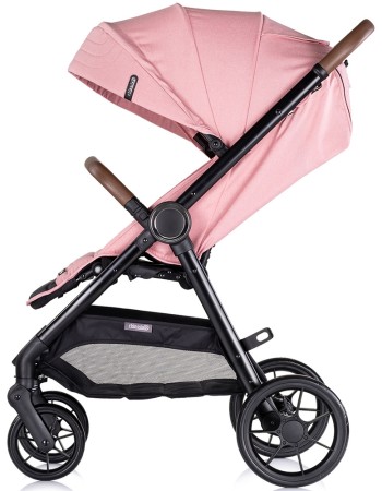 Carucior sport Chipolino Ultera cu husa picioare pink marshmallow