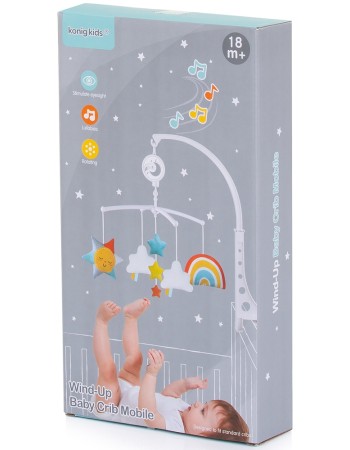 Carusel muzical pentru patut Chipolino Parrots