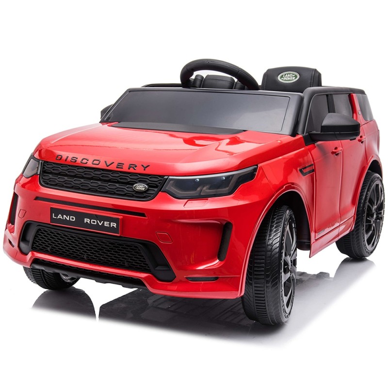 Masinuta electrica Chipolino SUV Land Rover Discovery cu scaun din piele si roti EVA rosie