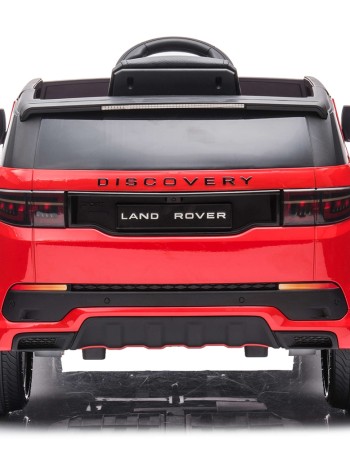 Masinuta electrica Chipolino SUV Land Rover Discovery cu scaun din piele si roti EVA rosie
