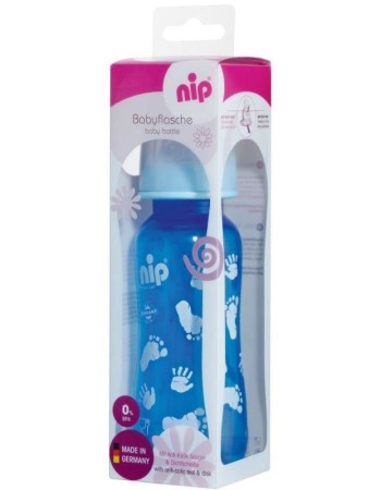 Biberon Trendy PP cu tetina anti-colici din silicon moale, 250 ml, 0- 6 luni, debit mediu (M), nip 35036
