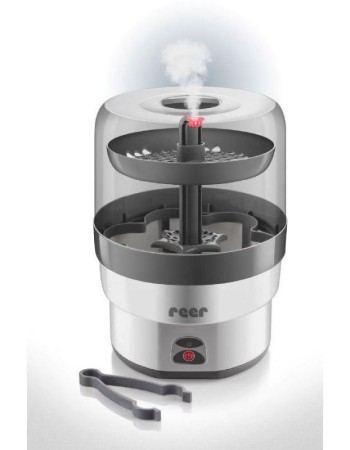 Sterilizator biberoane cu abur fierbinte, capacitate 6 biberoane, oprire automata, Reer VapoMax 36010