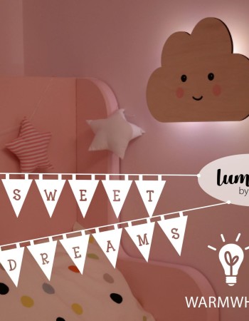 Lampa de veghe de perete, cu led, lumina reglabila si oprire cronometrata, forma nor, Lumilu Silhouette Cloud, Reer
