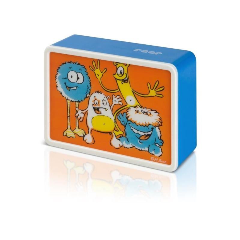 Lampa de veghe cu leduri colorate KidsLight Creative „Monstrii” REER