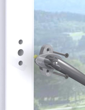 Siguranta pentru usi de balcon si ferestre, fara gaurire sau lipire, alba, Reer WinLock 70010