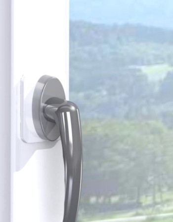 Siguranta pentru usi de balcon si ferestre, fara gaurire sau lipire, alba, Reer WinLock 70010