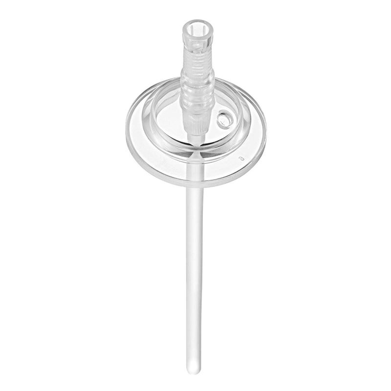 Cana de baut cu pai din silicon Straw Cup Girl, antipicurare, clip de prindere, 330 ml, de la 12 luni, nip 35068